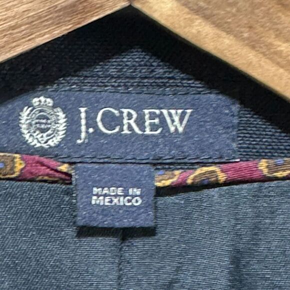 J. Crew Blazer Suit Jacket Men's 42R Blue Three Button Single Breasted Notch - Picture 6 of 12